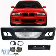 image-35-Front bumper sport + ABE + yellow fog lights for BMW E46 sedan touring