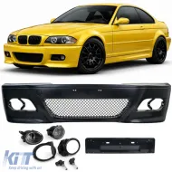 image-42-Front bumper sport + ABE + clear fog lights for BMW E46 coupe convertible
