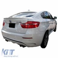 image-5-Trunk Spoiler suitable for BMW X6 E71 08-15 M Look Lipspoiler made from Polyurethane