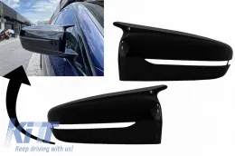 image-15-Mirror Covers suitable for BMW 3 Series G20 G21 G28 2017+ M4 Look Glossy Black 2 Pieces