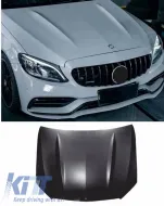 image-24-Hood suitable for Mercedes C-Class W205 S205 C205 A205 (2014-2020) A Design C63 Design