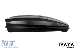 Farad Dachbox Modell Raya 480L schwarz matt, 190x80x42cm-image-6129430