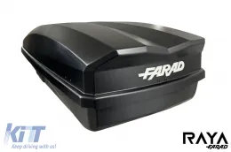 Farad Dachbox Modell Raya 480L schwarz matt, 190x80x42cm-image-6129431