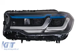 Fari a LED per BMW Serie 5 G30 Berlina G31 Touring 2017-2019 LCI Design-image-6211507