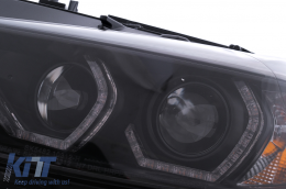 Fari Angel Eyes LED Gialli DRL per BMW Serie 3 F30 F31 10.2011-05.2015-image-6113187