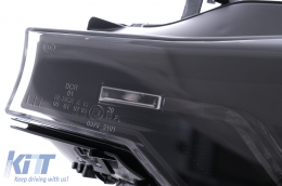 Fari Angel Eyes LED Gialli DRL per BMW Serie 3 F30 F31 10.2011-05.2015-image-6113188