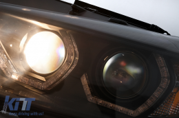 Fari Angel Eyes LED Gialli DRL per BMW Serie 3 F30 F31 10.2011-05.2015-image-6113197