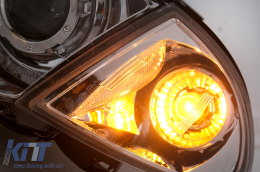 Fari Angel Eyes per BMW Serie 3 E46 Berlina Touring 05.1998-08.2001 Cromati-image-6111620