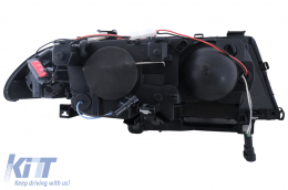 Fari Angel Eyes per BMW Serie 3 E46 Berlina Touring 05.1998-08.2001 Cromati-image-6111621
