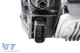 Fari anteriori LED per Mercedes Sprinter W907 Alogeni 2019-2023 Neri Headlights-image-6211480