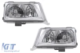 image-14-Fari anteriori per Mercedes Classe E W124 S124 C124 A124 01.1985-04.1993 Cromato H3 H4