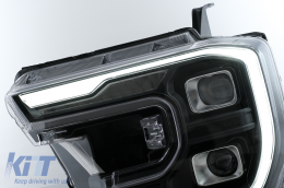 Fari Full LED per Ford Ranger T6.2 2022+ Luci Svolta Dinamiche Nero Headlights-image-6110579