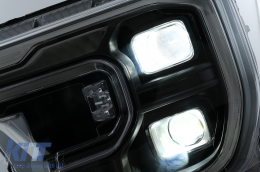 Fari Full LED per Ford Ranger T6.2 2022+ Luci Svolta Dinamiche Nero Headlights-image-6110583