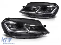 image-64-FARI LED ARGENTO SEQ DRL adatti per VW GOLF VII 13-17