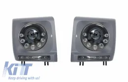 image-61-Fari LED Bi-Xenon Look per Mercedes G W463 89-12 DRL Covers