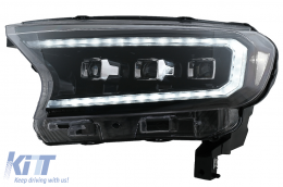 Fari LED Dinamico Display di avvio per Ford Ranger 2015-2020 LHD Matrix Nero-image-6078852