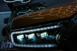 Fari LED Dinamico Display di avvio per Ford Ranger 2015-2020 LHD Matrix Nero-image-6089077