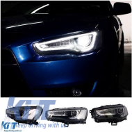 Fari LED DRL per Mitsubishi Lancer 07-17 Dual Projector Dynamic Turn Signal-image-6010241