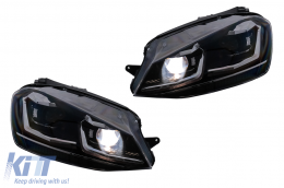 Fari LED DRL per VW Golf 7 VII 2012-2017 Alogeni Indicatori Statici Headlights-image-6277850