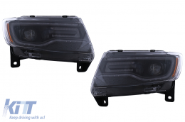 Fari LED per Jeep Grand Cherokee IV WK2 2011-2013 Luci di Svolta Dinamiche-image-6110586