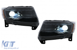 Fari LED per Jeep Grand Cherokee IV WK2 2011-2013 Luci di Svolta Dinamiche-image-6110589