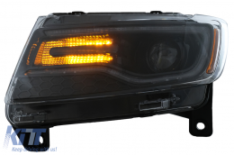 Fari LED per Jeep Grand Cherokee IV WK2 2011-2013 Luci di Svolta Dinamiche-image-6110593