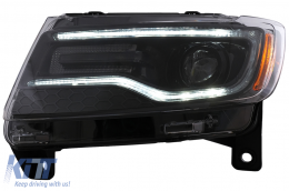Fari LED per Jeep Grand Cherokee IV WK2 2011-2013 Luci di Svolta Dinamiche-image-6110598