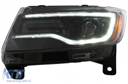 Fari LED per Jeep Grand Cherokee IV WK2 2011-2013 Luci di Svolta Dinamiche-image-6110599