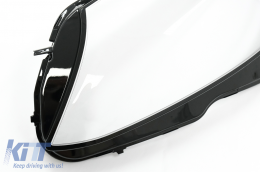 Fari Lenti Occhiali per Mercedes C W205 Berlina S205 T-Model 14-18 Chiaro-image-6085813