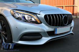 Fari Lenti Occhiali per Mercedes C W205 Berlina S205 T-Model 14-18 Chiaro-image-6086126