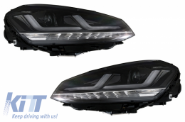 Fari Osram Full LED LEDriving per VW Golf 7 VII 12-17 neri per alogeni-image-6034665