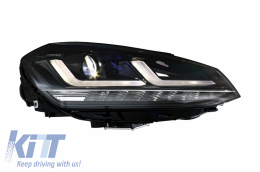 Fari Osram Full LED LEDriving per VW Golf 7 VII 12-17 neri per alogeni-image-6034670
