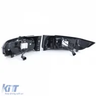 Fari posteriori a LED con barra luminosa fumi neri adatti per Range Rover Evoque 11-15-image-6196121