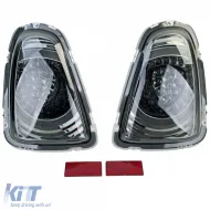 Fari posteriori a LED design speciale fumo nero adatti per Mini One Cooper R56 2010-2014-image-6207756