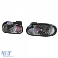 Fari posteriori LED vetro chiaro cromo fumé adatti per Mazda MX-5 NB NBFL 1998-2005-image-6191453