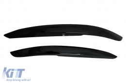 Fari Sopracciglia per VW Polo 6R 6C 2009-2017 Nero lucido-image-6070427