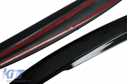 Fari Sopracciglia per VW Polo 6R 6C 2009-2017 Nero lucido-image-6070429