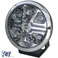 Faro auxiliar de haz alto LED HELLAVALUEFIT Chrome Blade de 7