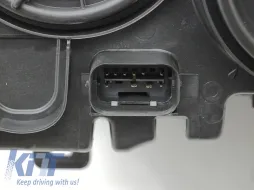 Faro riflettore destro adatto per BMW X3 F25 LCI 2014-2017 con base nera-image-6145366