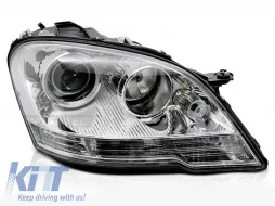 image-79-Faro riflettore destro adatto per Mercedes ML W164 2009-2011 con base cromata