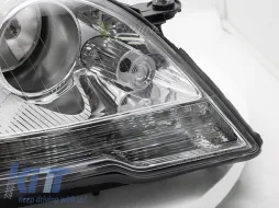 Faro riflettore destro adatto per Mercedes ML W164 2009-2011 con base cromata-image-6145390