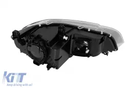 Faro Xenon adattivo sinistro adatto per BMW X5 E70 LCI 2011-2013 con base nera-image-6256893