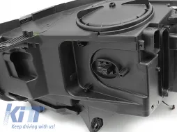 Faro xenon destro adatto per BMW X5 F15 2013-2018, con base cromata-image-6145376