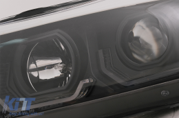 Faros 3D LED para BMW 3 Limousine E90 Touring E91 03.05-08.08 LHD Negro-image-6078903