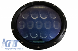 Faros 7 pulgadas CREE LED Ámbar Halo DRL para Jeep Wrangler TJ JK 97-18-image-6065751