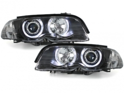 image-42-Faros Angel Eyes LED para BMW Serie 3 E46 Coupé Cabrio 04.99-03.2003 Negro