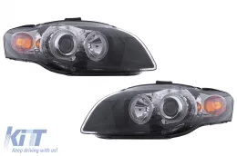 image-31-Faros Angel Eyes para Audi A4 B7 11.2004-03.2008 Negros