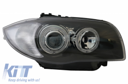 Faros Angel Eyes para BMW 1 E81 E82 E87 E88 04-11 2 Llantas Halo-image-6060719