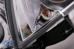 Faros Angel Eyes para BMW Serie 3 E46 Sedán Touring 05.1998-08.2001 Cromados-image-6111608
