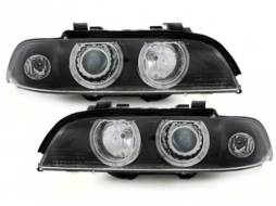 Faros Angel Eyes para BMW Serie 5 E39 Sedan Touring 09.1995-06.2003 Xenon Look-image-59461